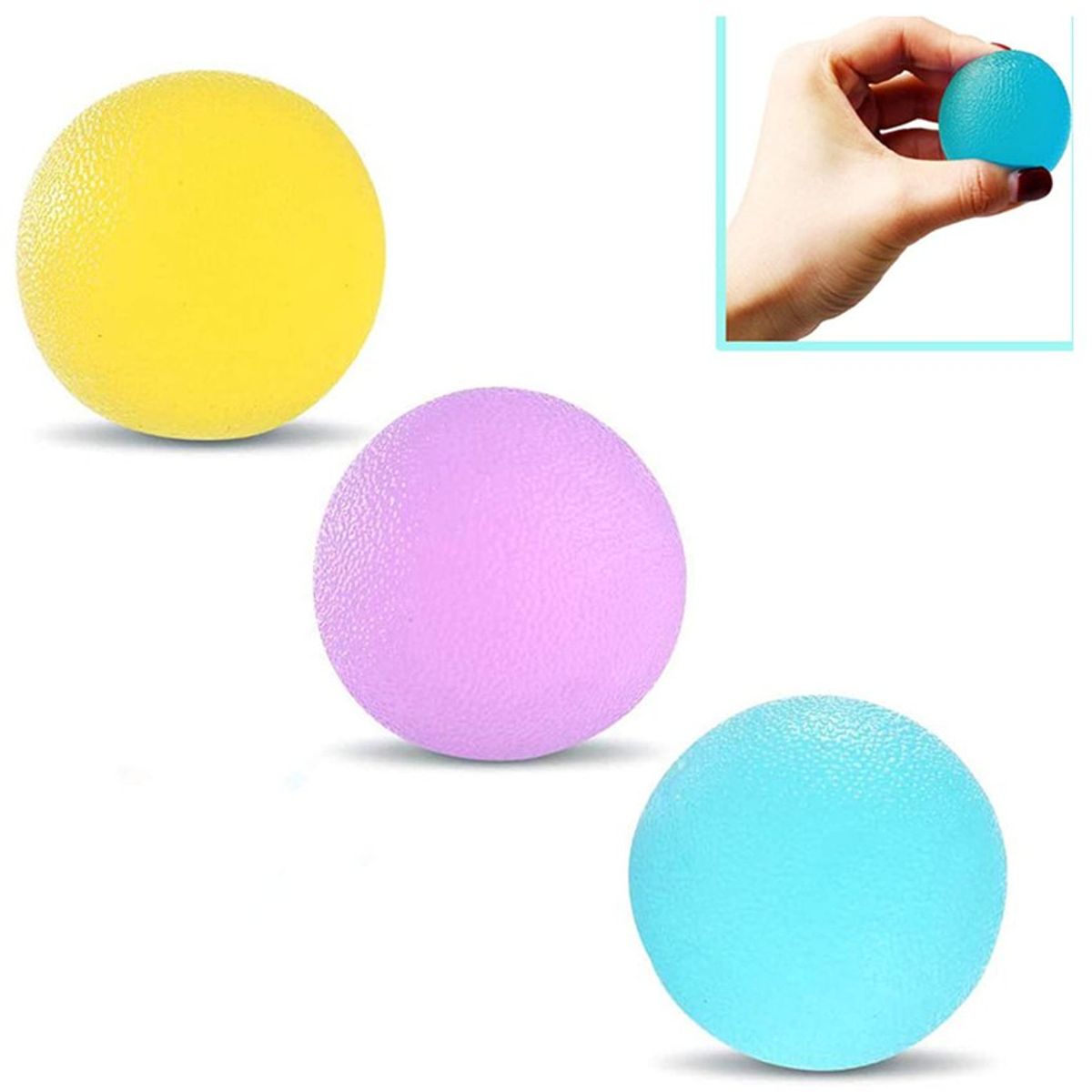 RUNNING SPORT PERU - Hand Grip Silicona 3 resistencias con forma de Esfera