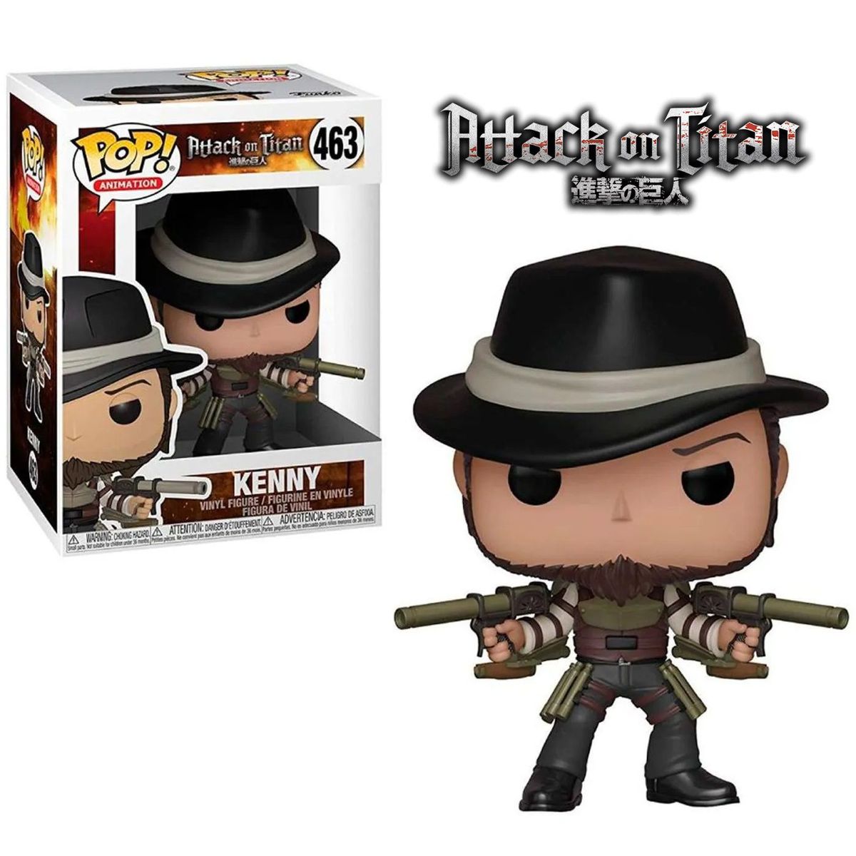 FUNKO - Funko Pop Kenny -Animation Attack On Titan Ataque de Titanes