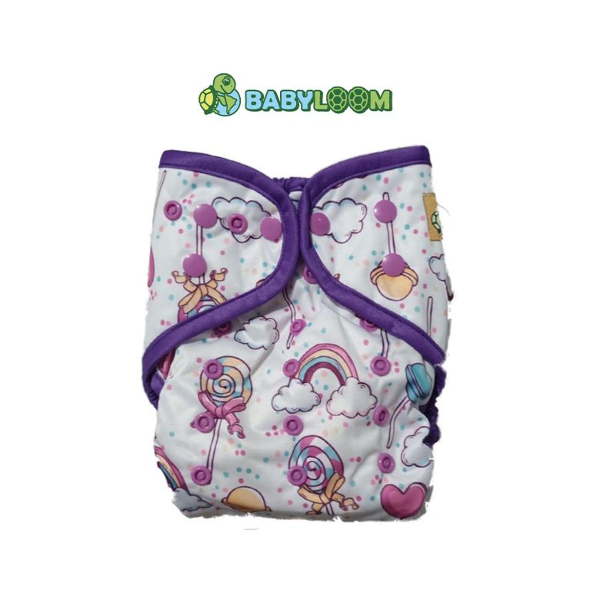 GENERICO - Pañal Ecológico de Tela Babyloom Unitalla para Bebé