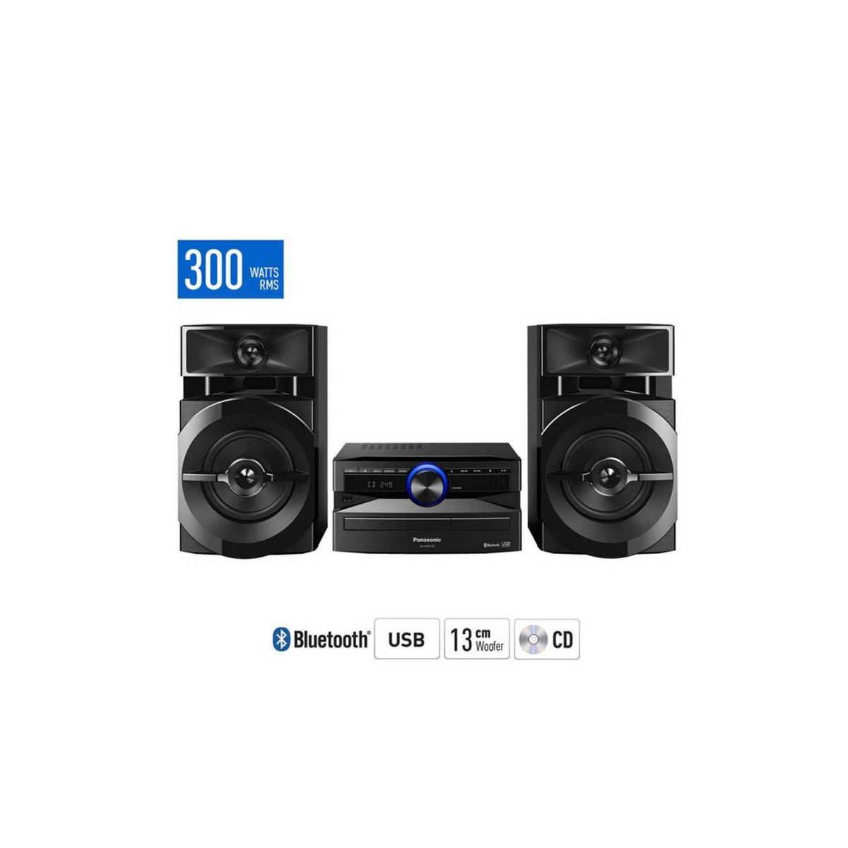 PANASONIC - Micro Componente Bluetooh 300W SC-AKX110 Negro