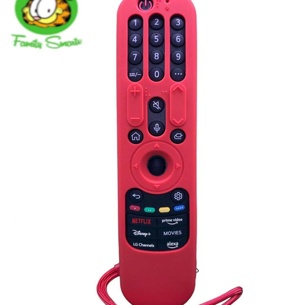 LG - Funda Control LG Magic MR23 Forro Protector Anticaída  Rojo