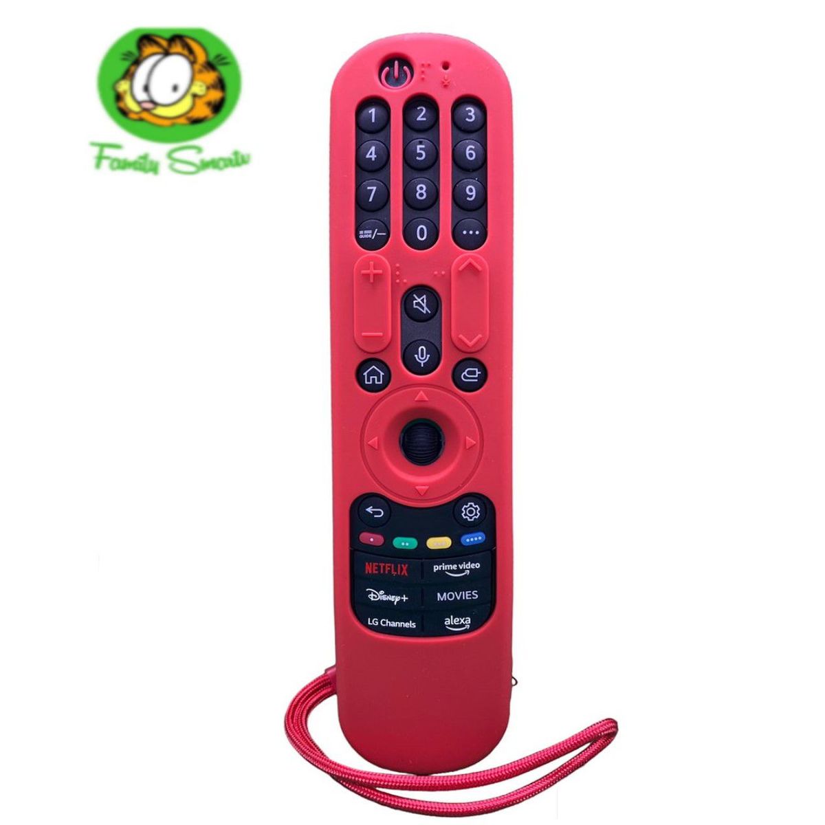 LG - Funda Control LG Magic MR23 Forro Protector Anticaída  Rojo