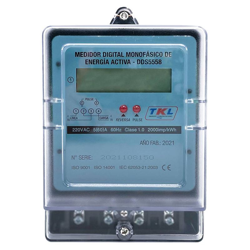 GENERICO - Medidor Digital Monofásico 60A TKL