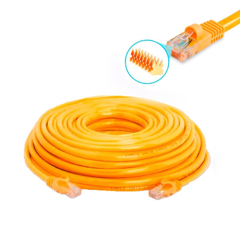 SEISA - Cable De Red Internet Cat 6e Ethernet 30 Metros Alta Velocidad