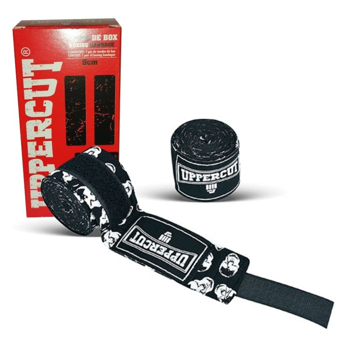 RUNNING SPORT PERU - Vendas 4.5 metros Uppercut Negro - Box - Muay Thai