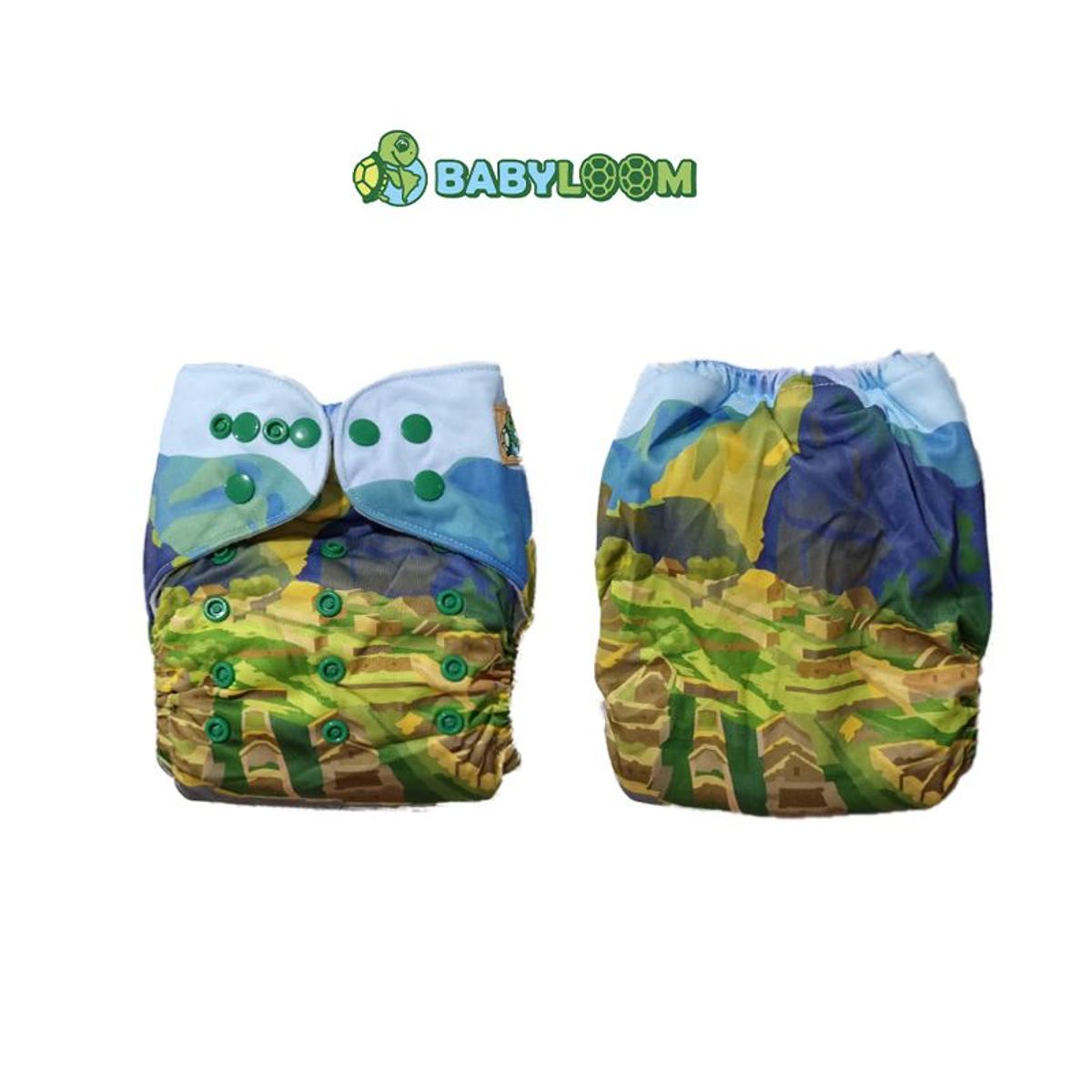 GENERICO - Pañal Ecológico de Tela Babyloom Unitalla para Bebé