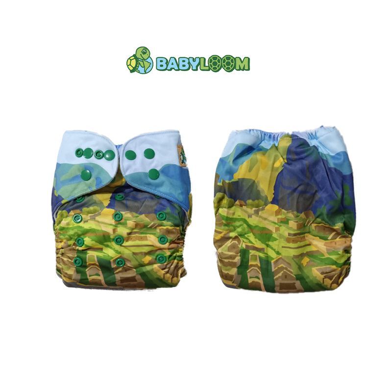 GENERICO - Pañal Ecológico de Tela Babyloom Unitalla para Bebé