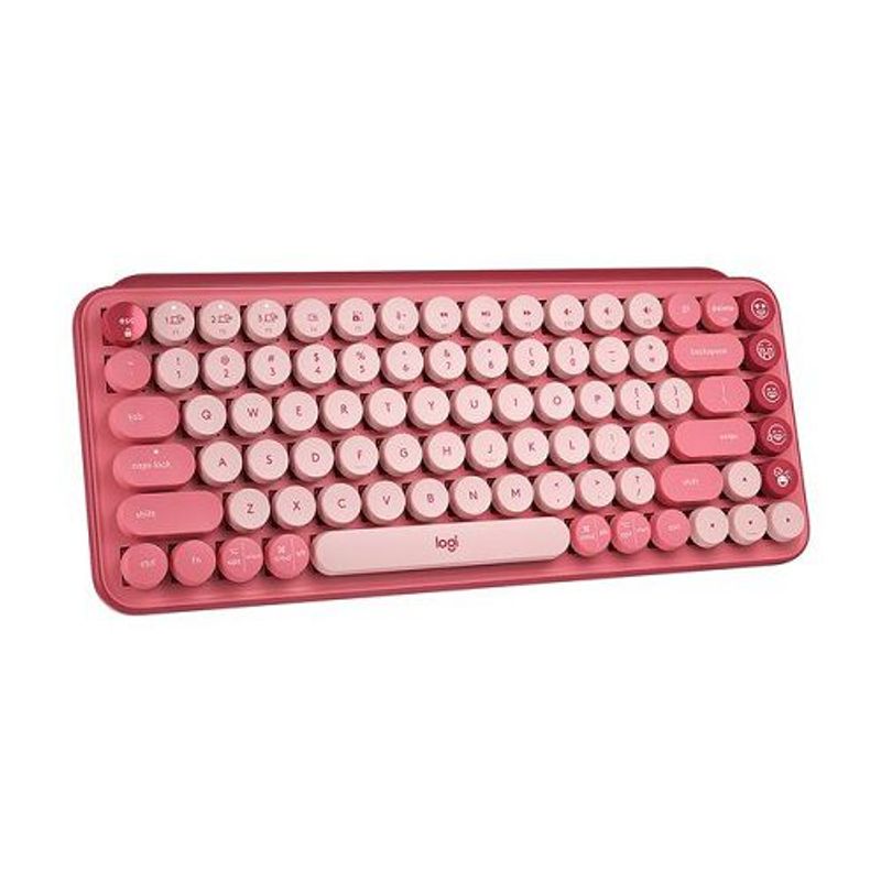 LOGITECH - Teclado Logitech Pop Keys Rose