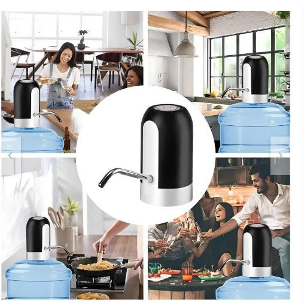 GENERICO - Dispensador de Agua Automatica Recargable de Agua