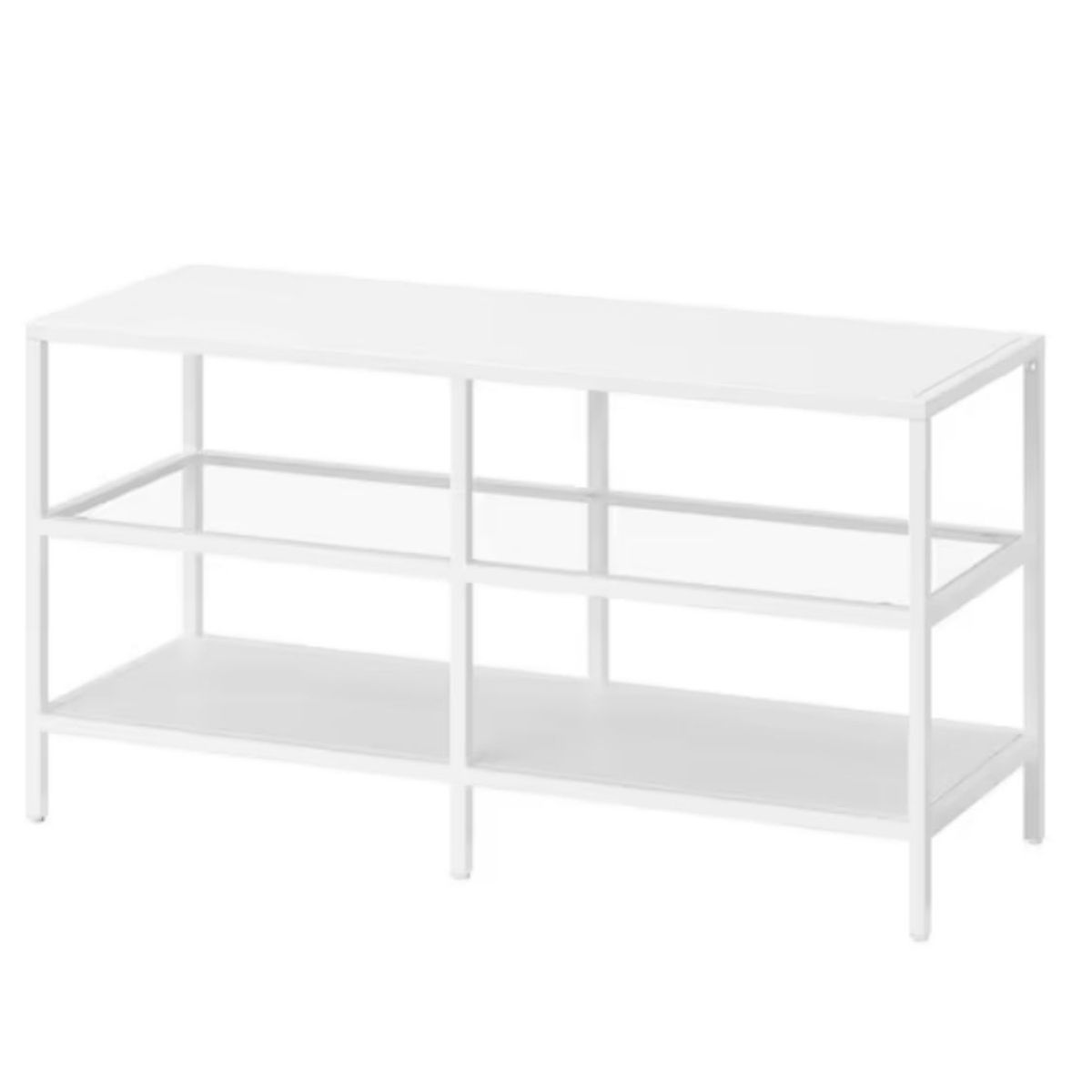 VENTITAS HOME - Mesa de Tv Industrial 75 Farnazz Ventitas Home Blanco