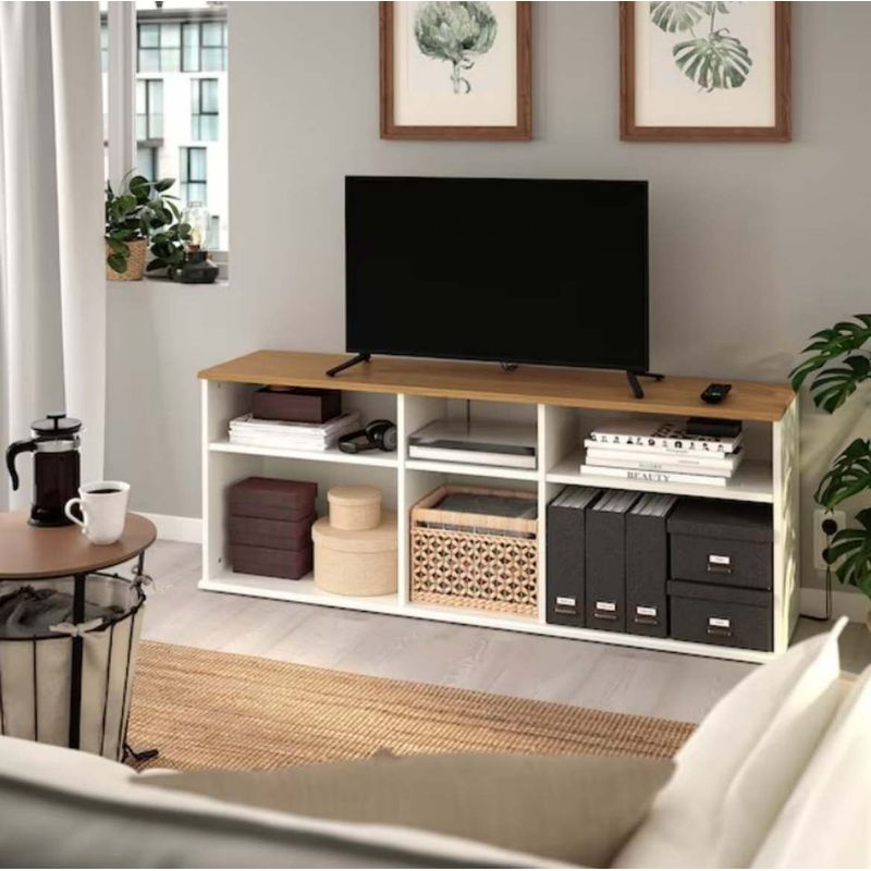 VENTITAS HOME - Mesa de Tv 75 Nadma Ventitas Home Duna y Blanco