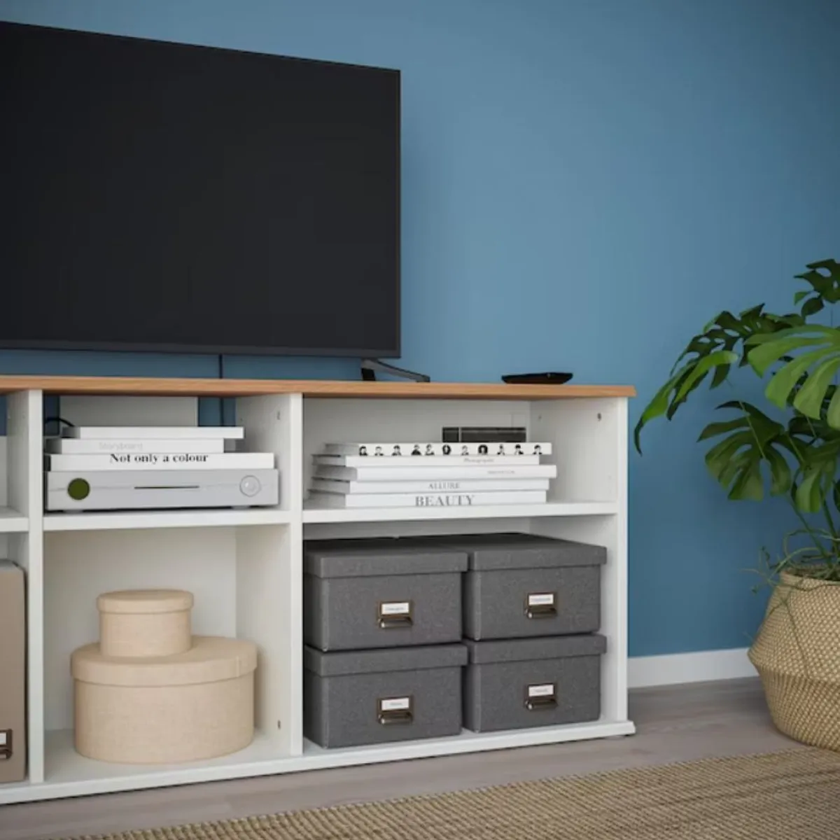 VENTITAS HOME - Mesa de Tv 75 Nadma Ventitas Home Duna y Blanco