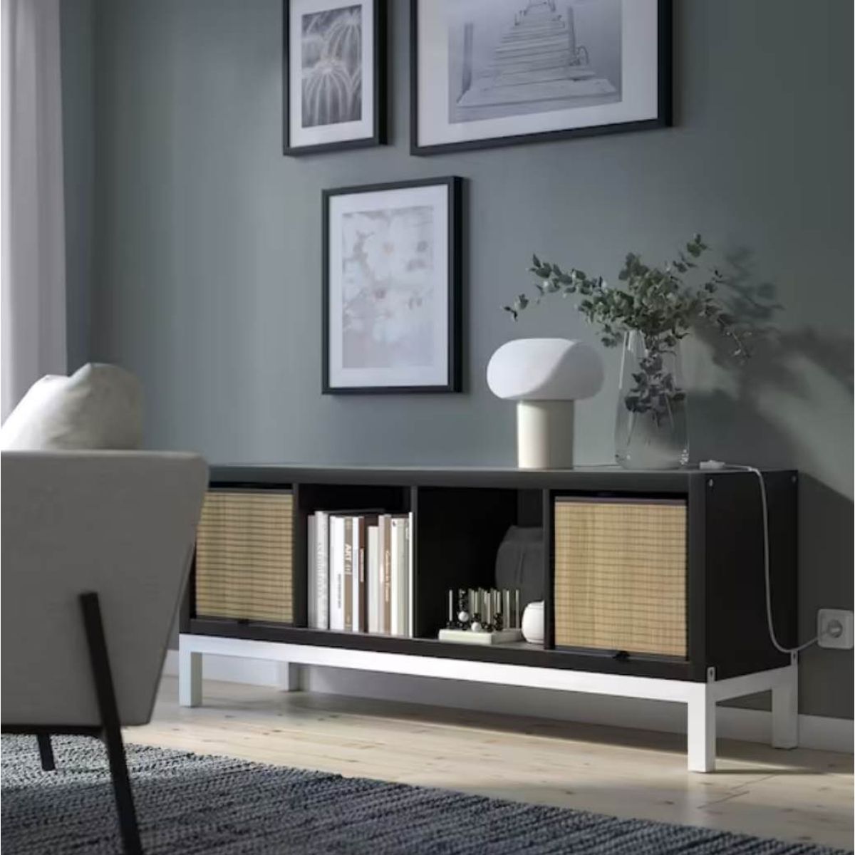 VENTITAS HOME - Mesa de Tv Moderna 75 Itala Ventitas Home Negro