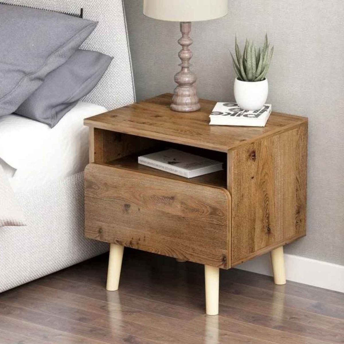 VENTITAS HOME - Velador Vintage Palermo Premium Ventitas Home Color Duna