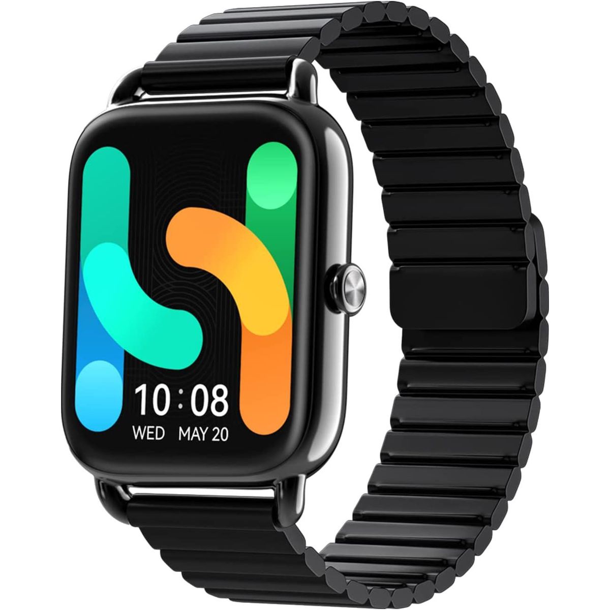 HAYLOU - Haylou Smartwatch Rs4 Plus Pantalla Amoled Correa Magnetic - Negro