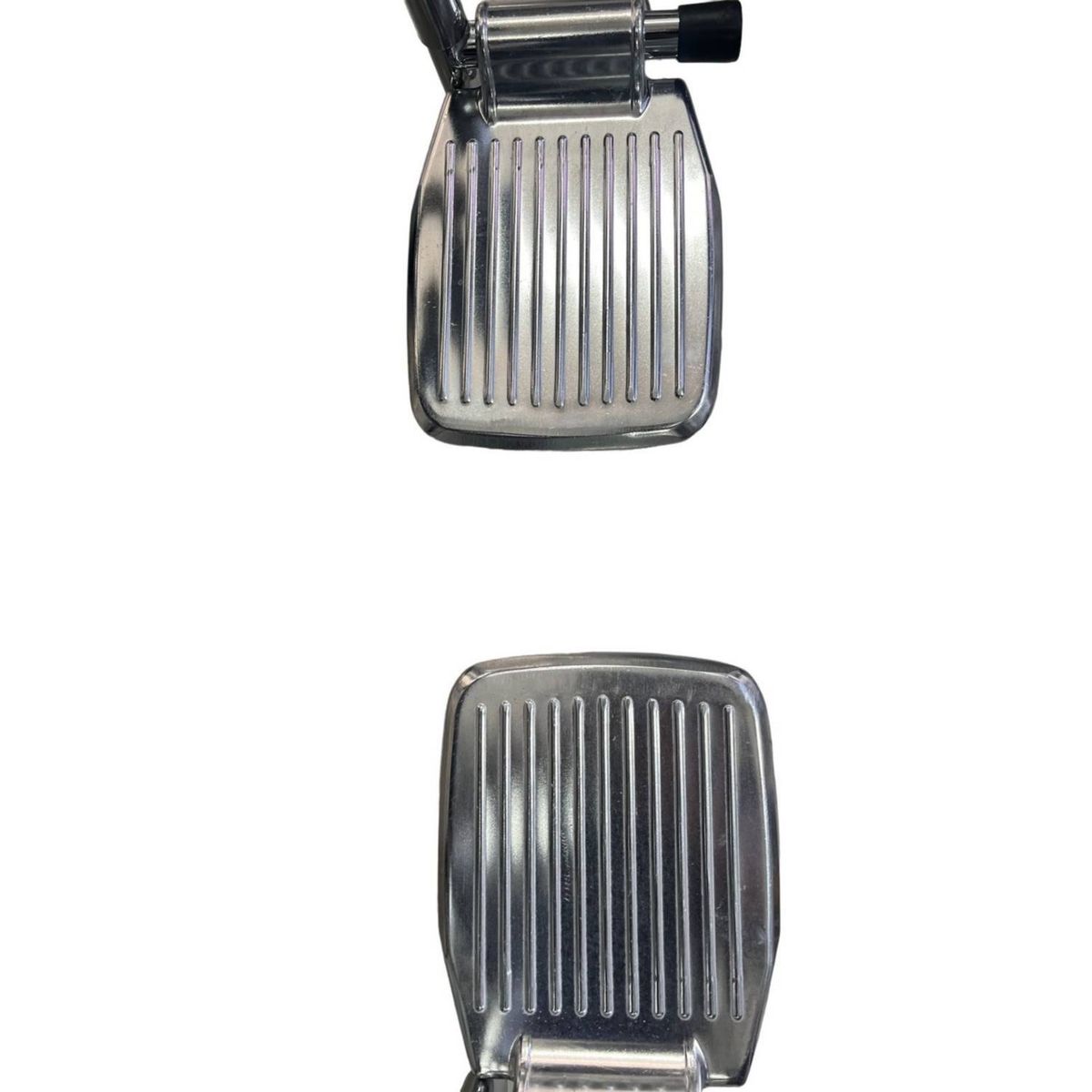 GENERICO - SILLA DE RUEDAS DE ACERO CROMADO