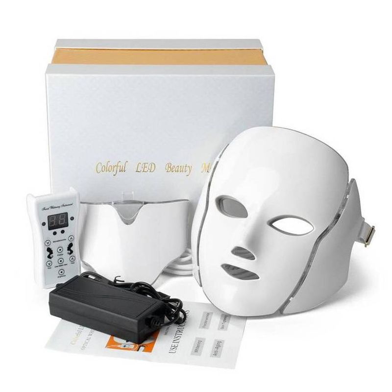 GENERICO - MASCARA LED 7 COLORES - FOTOTERAPIA ACNE ANTIAGE