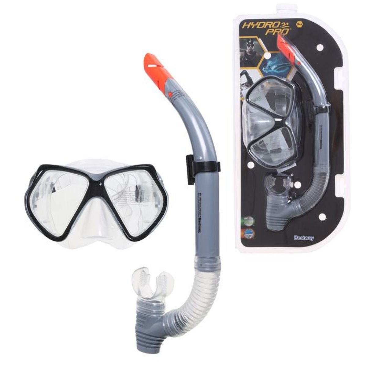 BESTWAY - Bestway 24003 - Set de Buceo con Máscara y Snorkel + 14 AÑOS