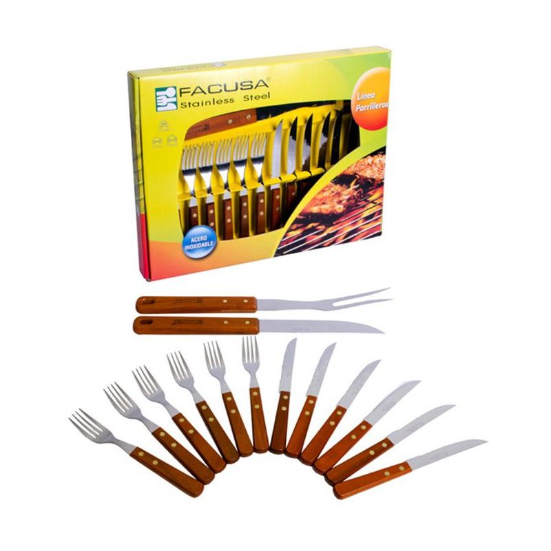 FACUSA - Set de cubiertos Facusa x14 parrillero