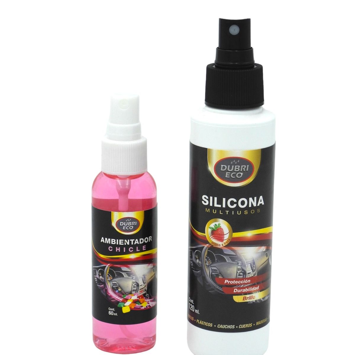 DUBRI ECO - Silicona fresa 120 y ambientador chiclé
