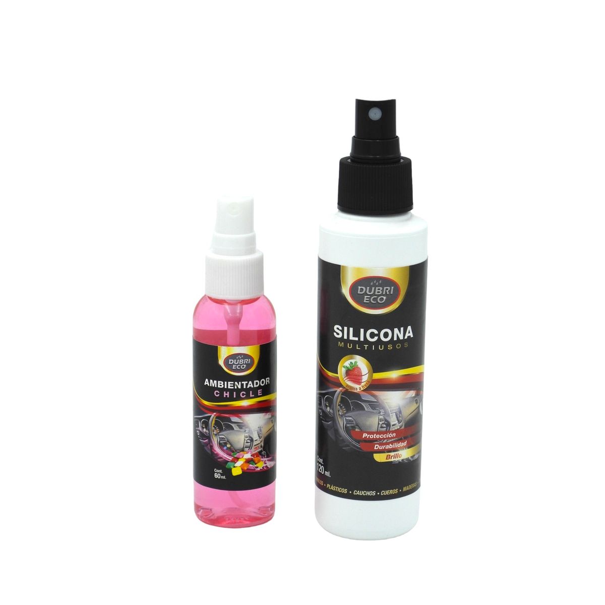DUBRI ECO - Silicona fresa 120 y ambientador chiclé