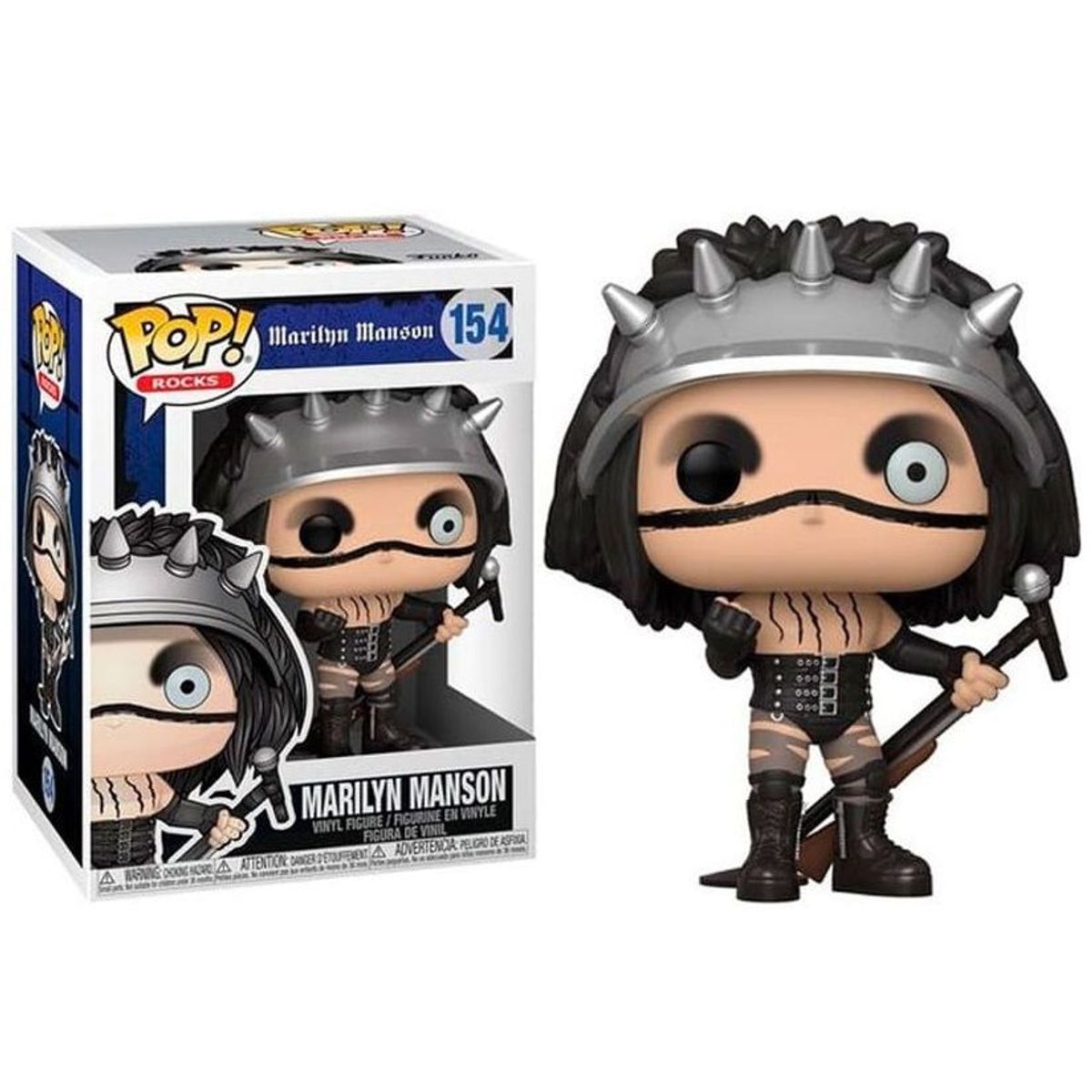 FUNKO - Funko Pop Rocks Marilyn Manson 154 - Marilyn Caja Dañada