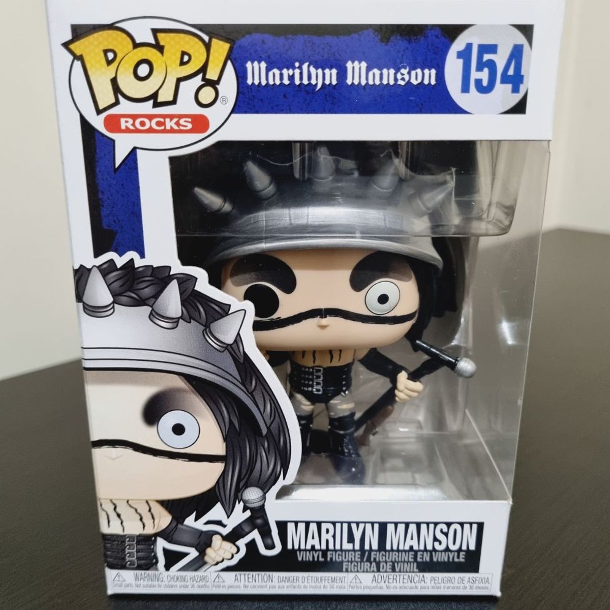 FUNKO - Funko Pop Rocks Marilyn Manson 154 - Marilyn Caja Dañada
