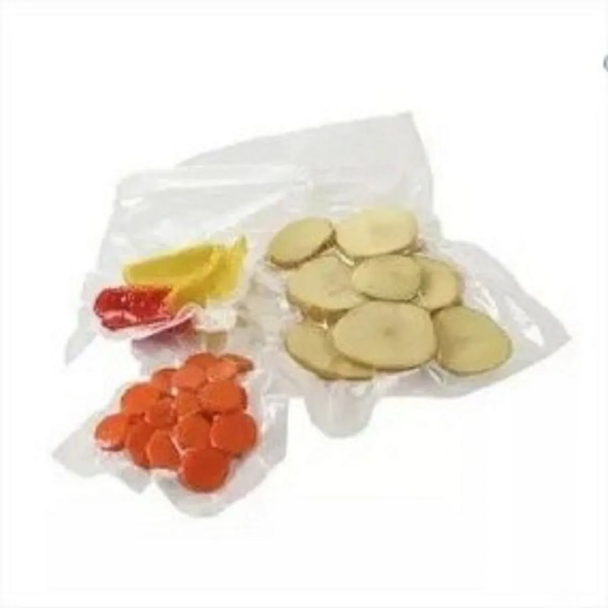 GENERICO - Bolsas Gofradas para Sellado Vacio Alimentos x100und 28x30cm