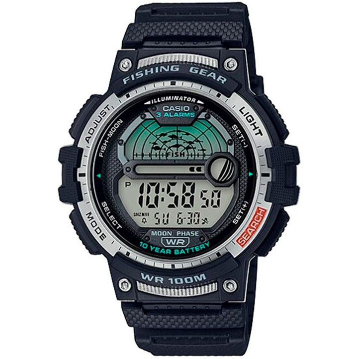 CASIO - Reloj Casio Fishing Gear WS-1200H-1AV