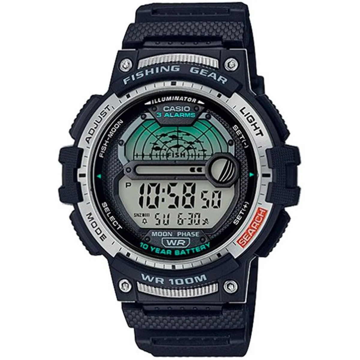 CASIO - Reloj Casio Fishing Gear WS-1200H-1AV