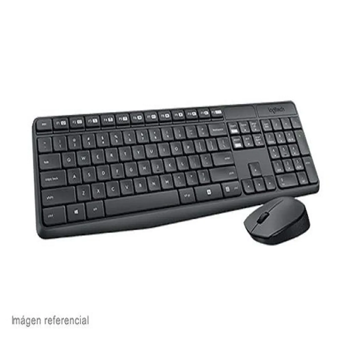 LOGITECH - Kit Teclado Mouse Inalámbrico Logitech MK235 Multimedia USB