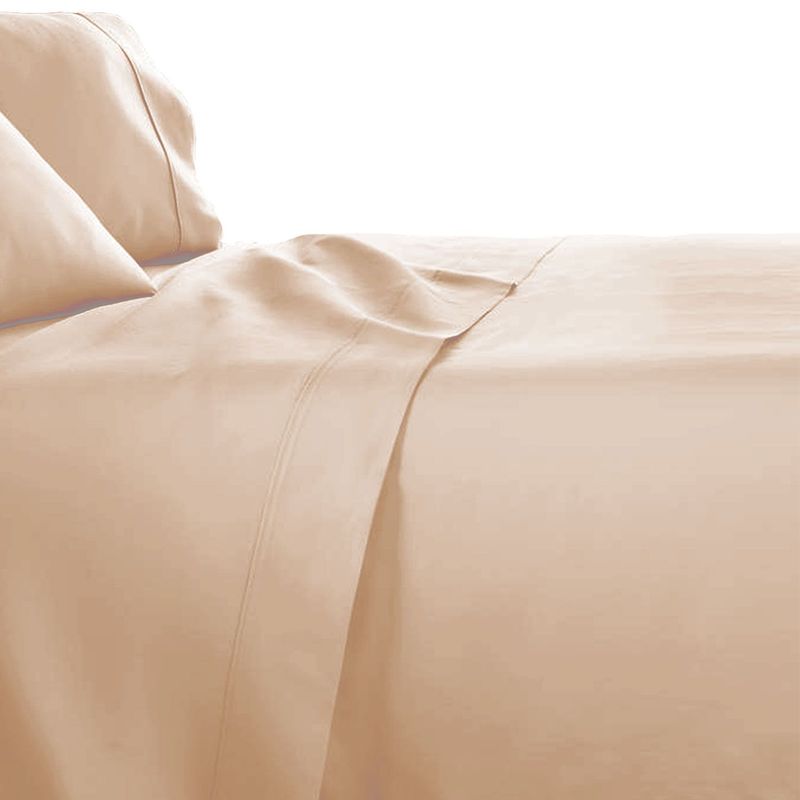 SLEEPER - Juego de Sábanas 2 plazas 180 hilos Sleeper Beige