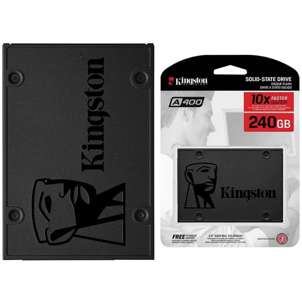 KINGSTON - DISCO DURO SOLIDO DE 240 GB SATA KINGSTON A400