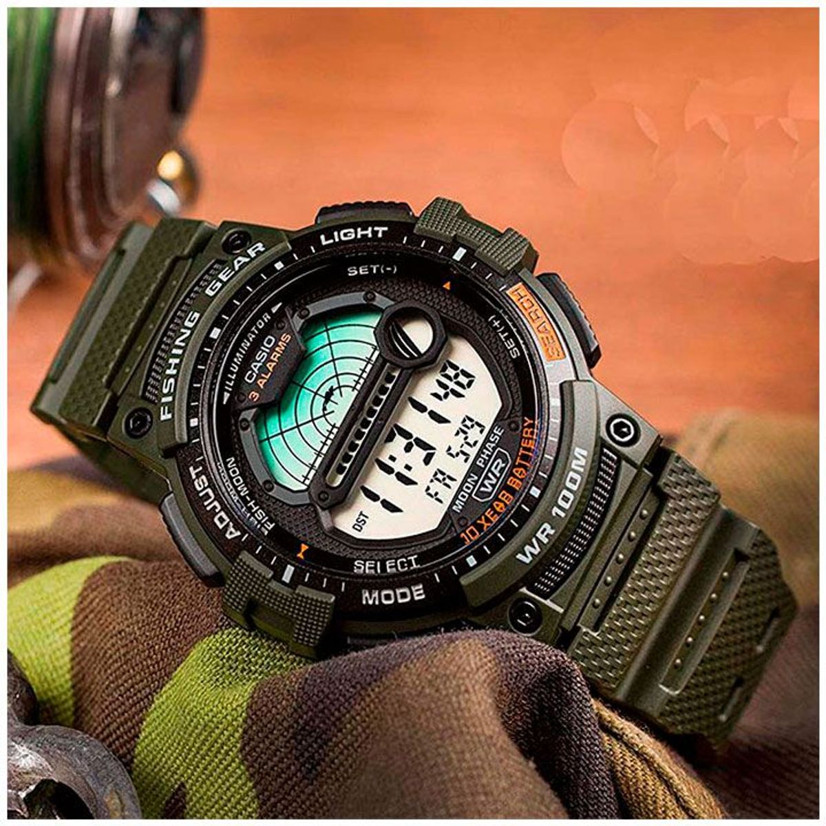 CASIO - Reloj Casio Fishing Gear WS-1200H-3AV
