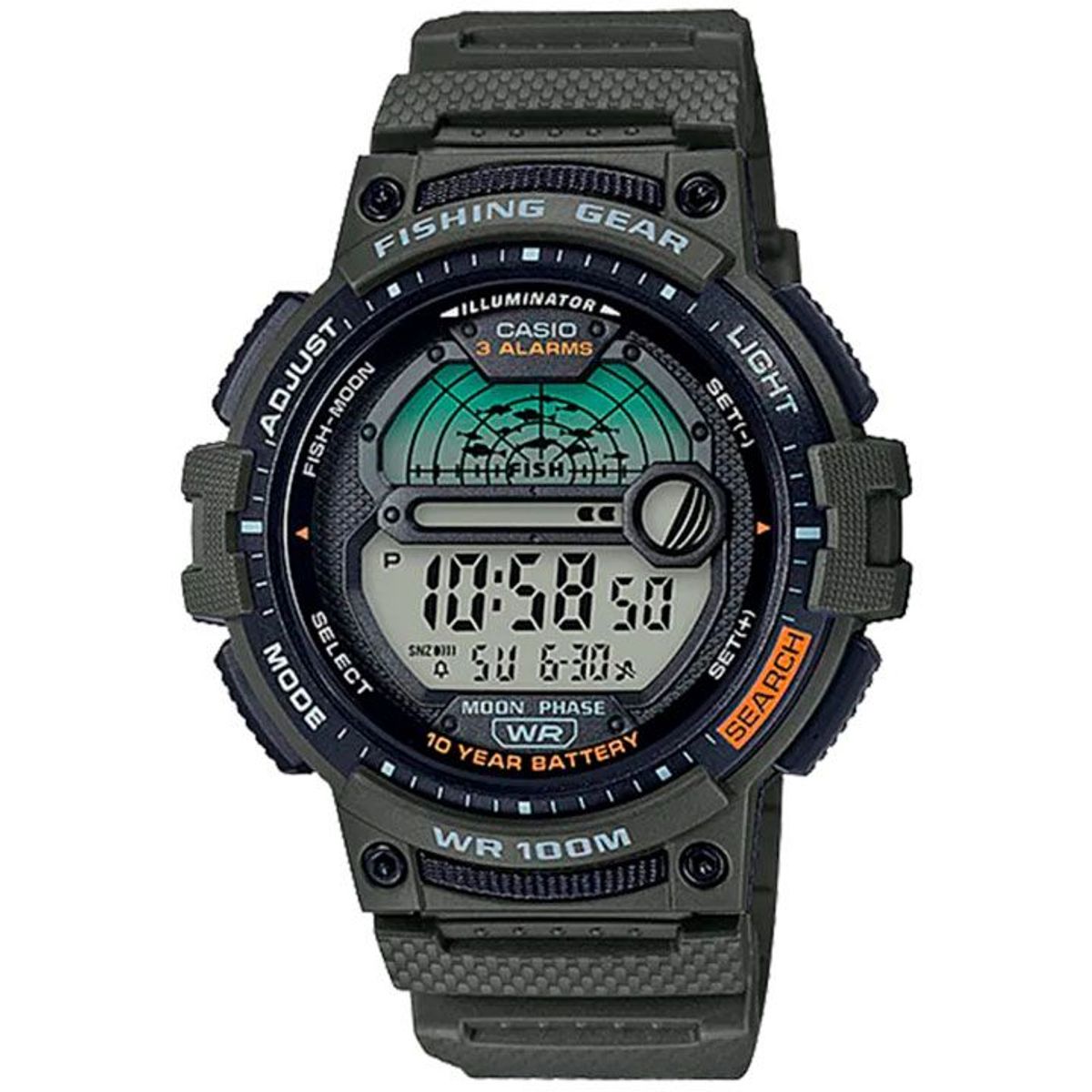 CASIO - Reloj Casio Fishing Gear WS-1200H-3AV