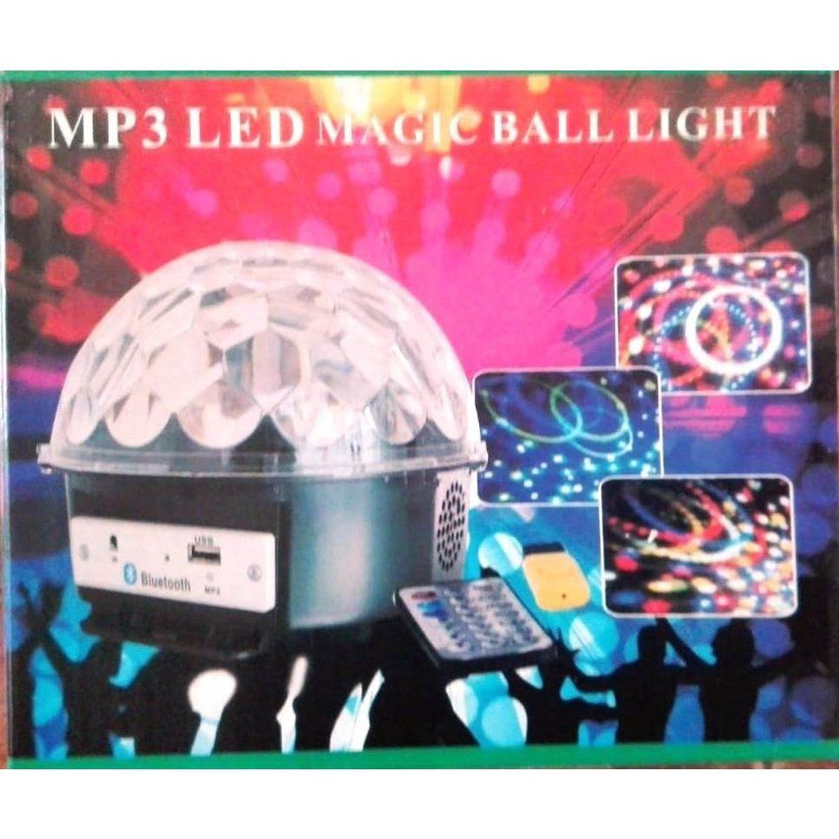 GENERICO - Luces parlante bluetooth  psicodélicas  led  audiorítmica