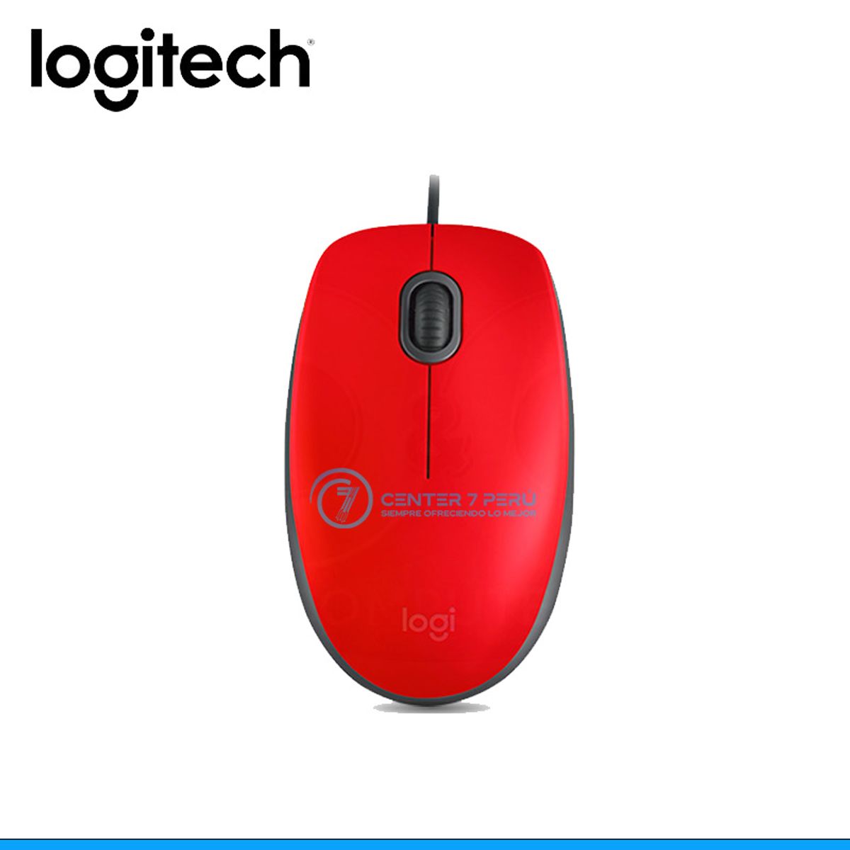 LOGITECH - MOUSE LOGITECH M110 SILENT OPTICO USB RED