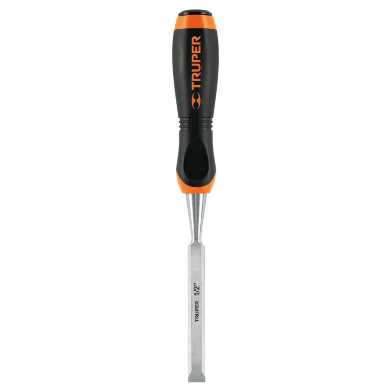 TRUPER - Formón Mango Comfort Grip Truper 1/2" 14621 - Naranja