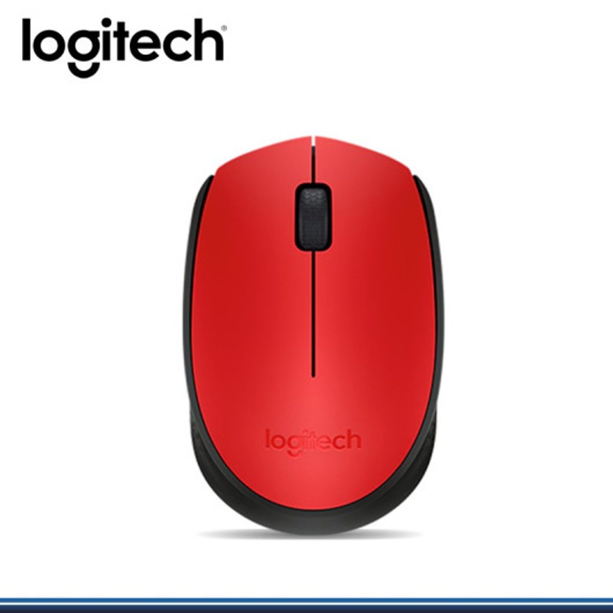LOGITECH - MOUSE LOGITECH M170 WIRELESS RED 910-004941
