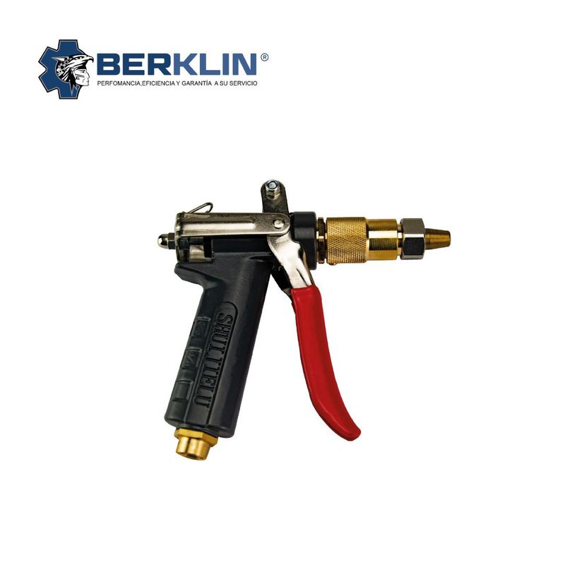 BERKLIN - PISTOLA GATILLO PARA HIDROLAVADORA negro