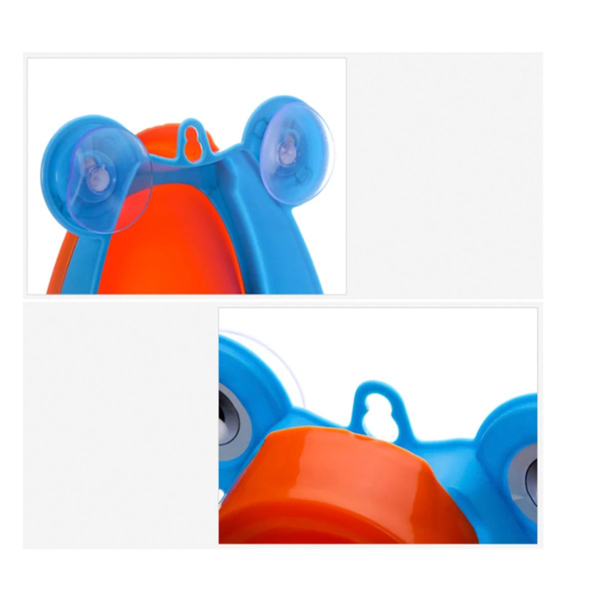 GENERICO - Urinario ranita azul de entrenamiento interactivo para niño