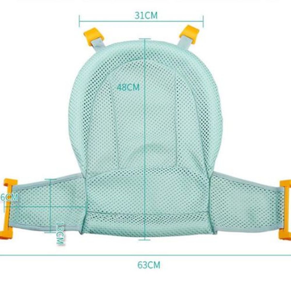 GENERICO - HAMACA CELESTE PARA BAÑERA DE BEBE