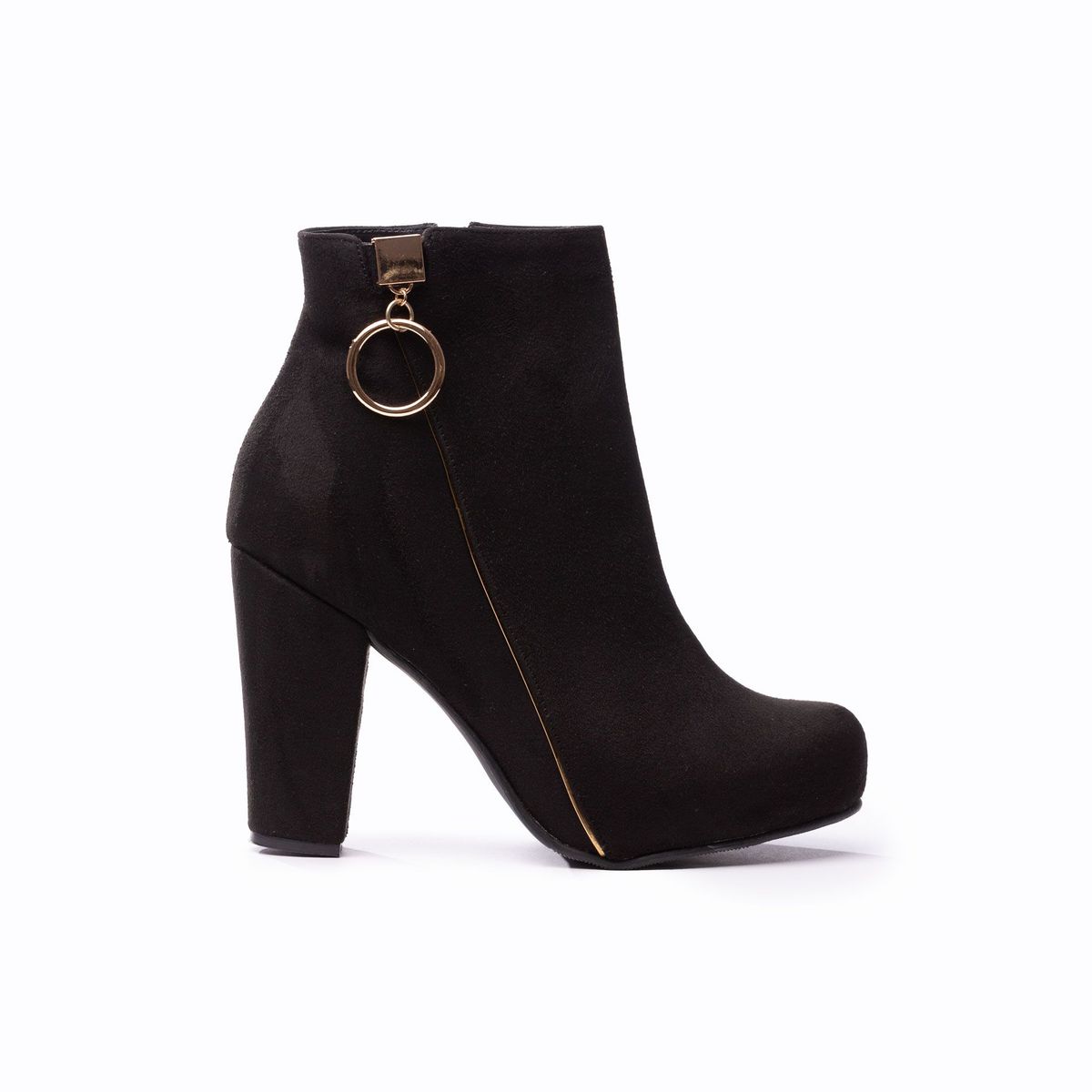 NEBULA - Botines Bunbury - Nebula - Negro Gamuza