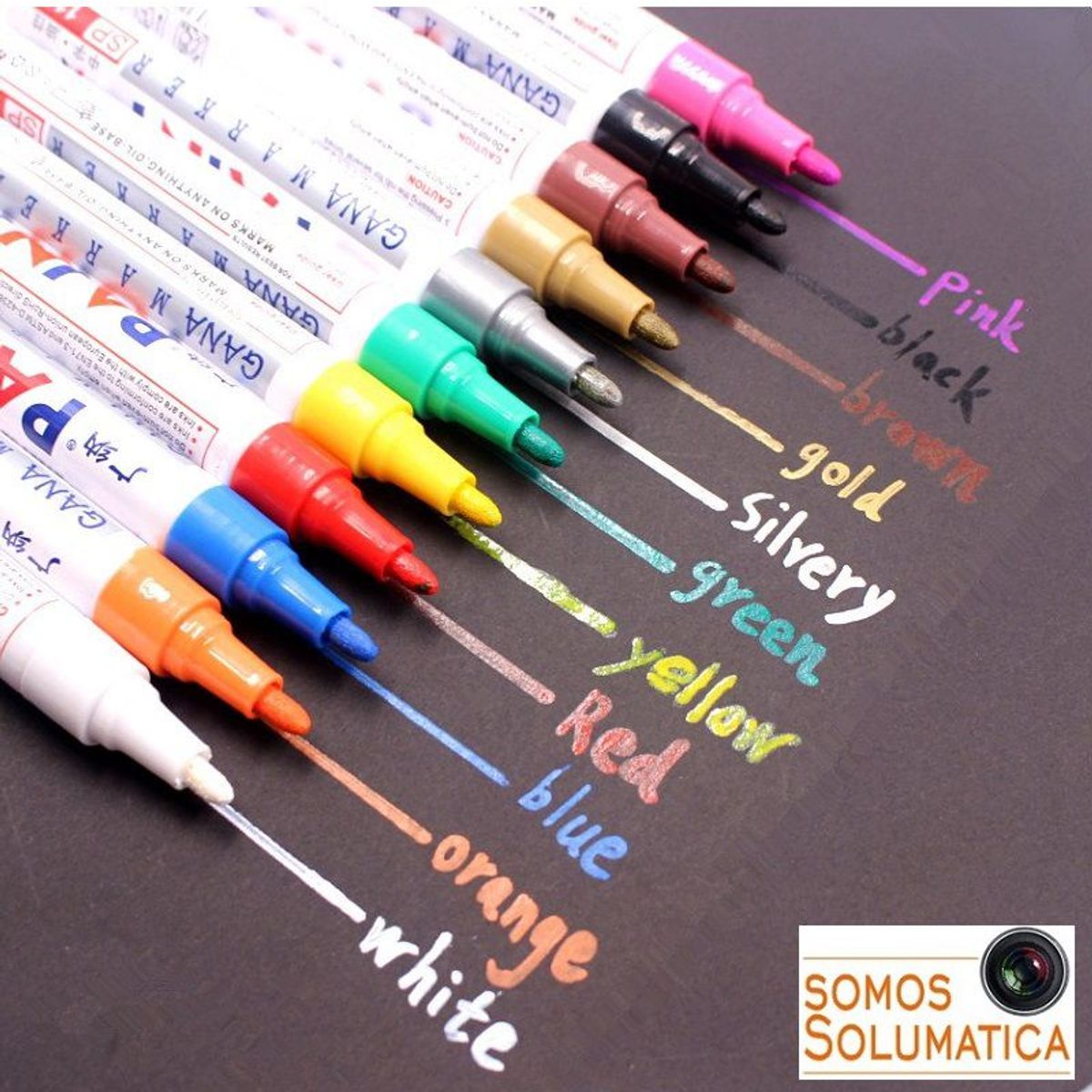 OEM - Marcador de Llantas 4 Blancos - A Prueba de Agua -Solumatica