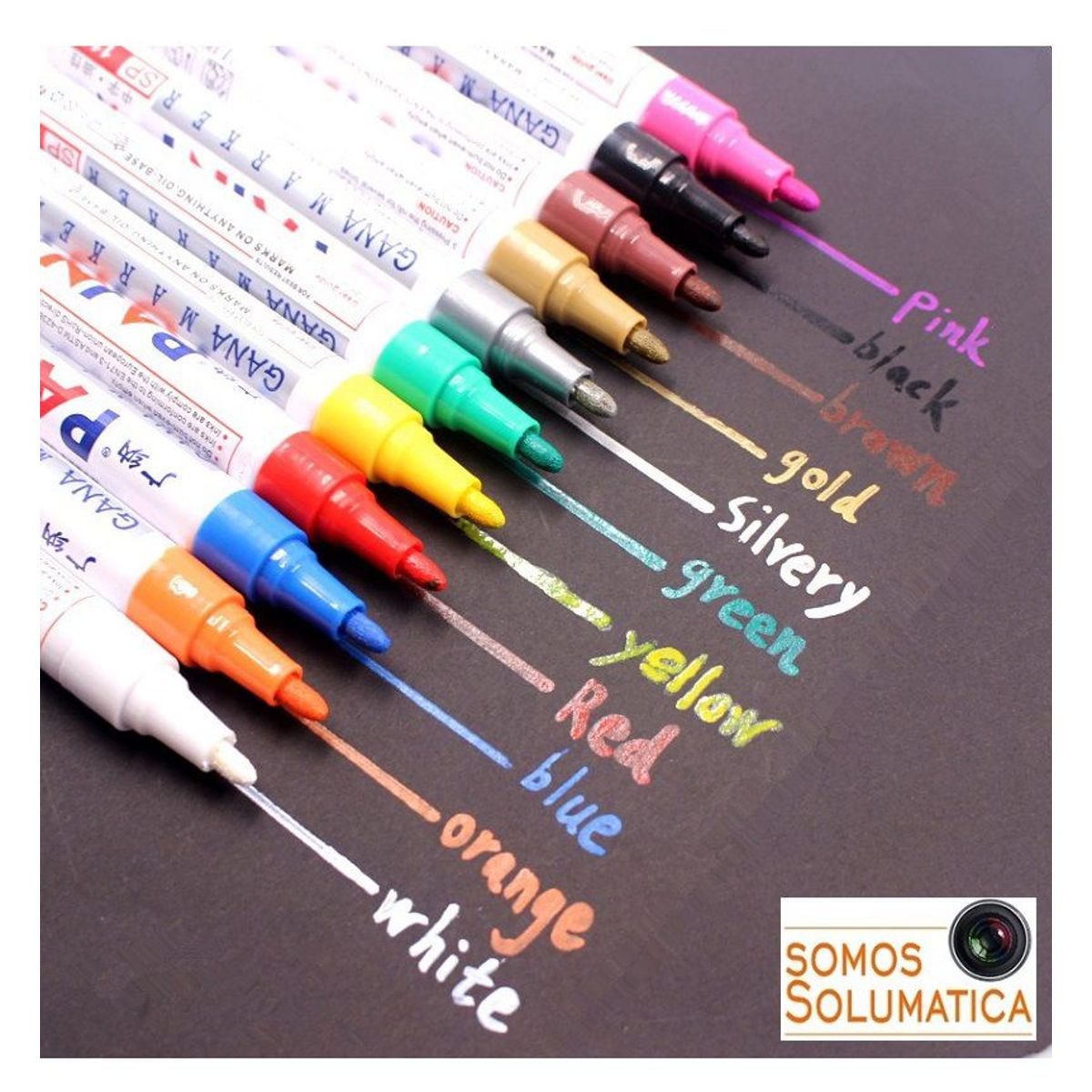 OEM - Marcador de Llantas 4 Blancos - A Prueba de Agua -Solumatica