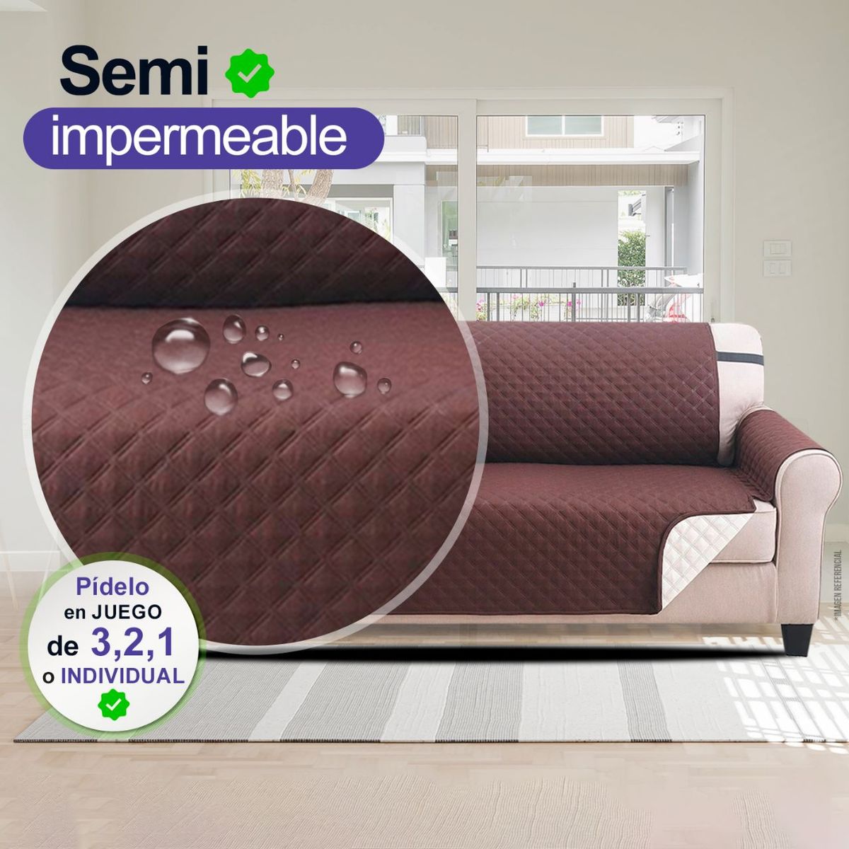 CRISAL - Cobertor de Reclinable un cuerpo