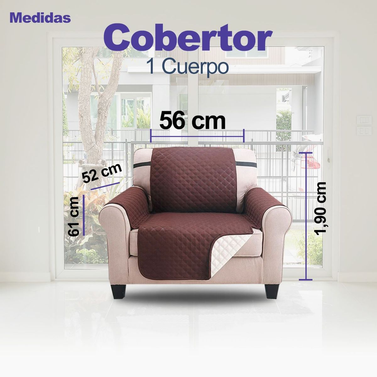 CRISAL - Cobertor de Reclinable un cuerpo