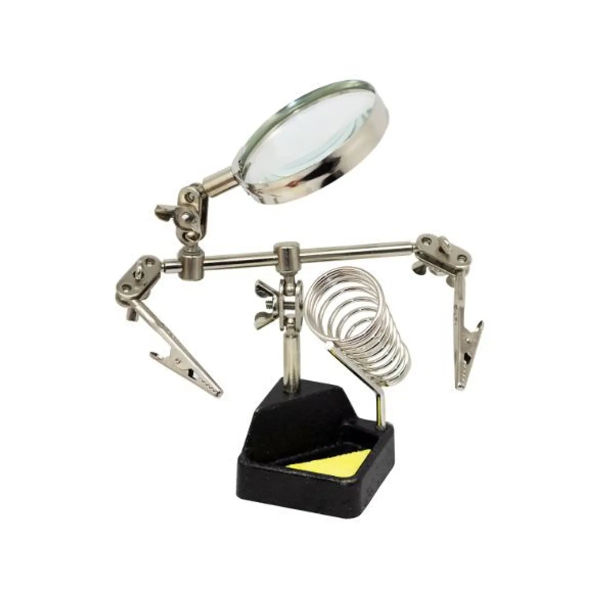 WESTOR - Soporte para Cautín con Lupa y Pinzas WT-6372 WESTOR