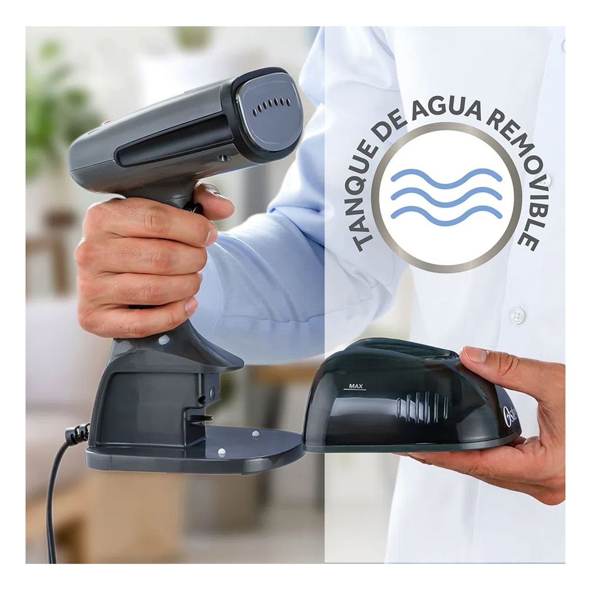 OSTER - Vaporizador De Prendas Oster Portátil GCSTES100 1200 W - Negro