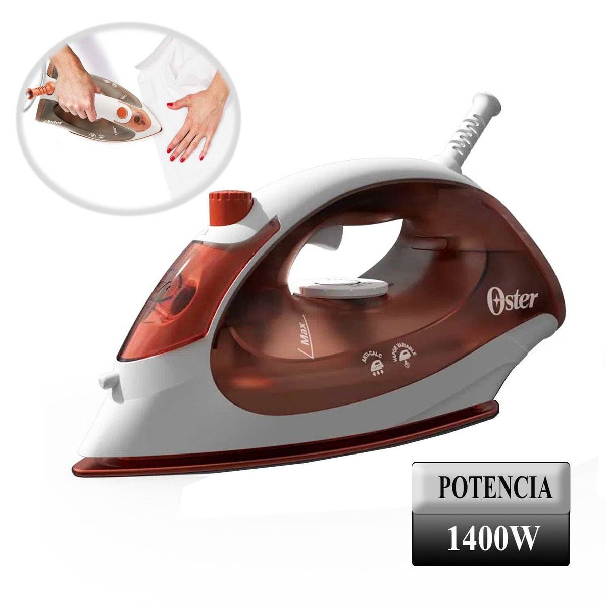 OSTER - Plancha Vapor compacta Oster GCSTBS5004